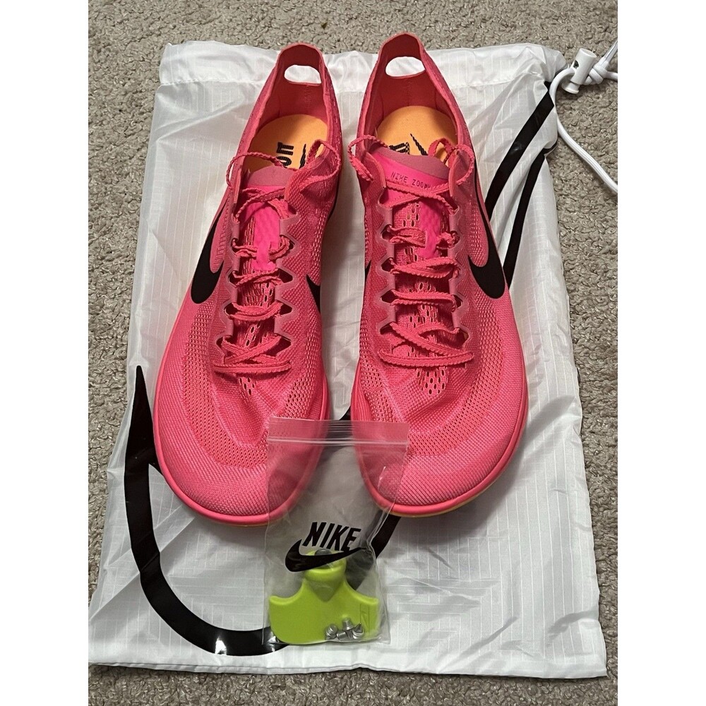 Nike ZoomX Dragonfly Hyper Pink Orange Track Shoes CV0400-600 Men Sizes NEW - Picture 9 of 9